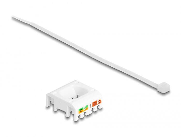 Delock 87898 RJ45-Einbaumodul Keystone CAT 6a 1St.