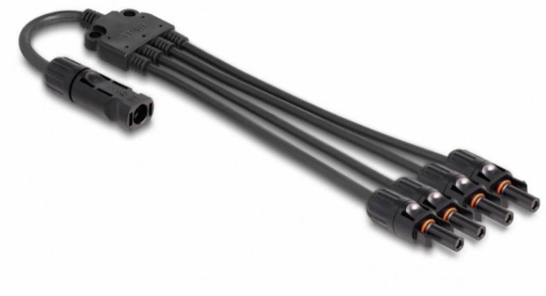Delock 88226 88226 Solar-Kabel 4mm² Kabellänge 50cm
