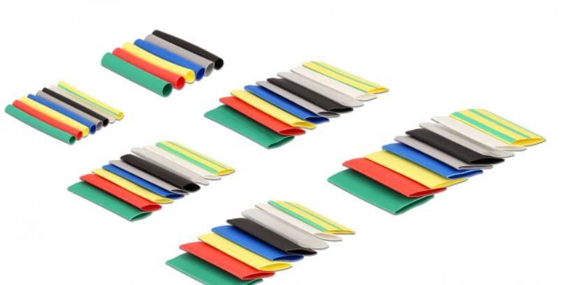 Delock 19400 Schrumpfschlauchsortiment Mehrfarbig Schrumpfrate:2:1 1St.