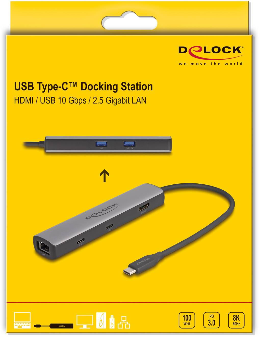 Delock USB-C® Dockingstation 87865