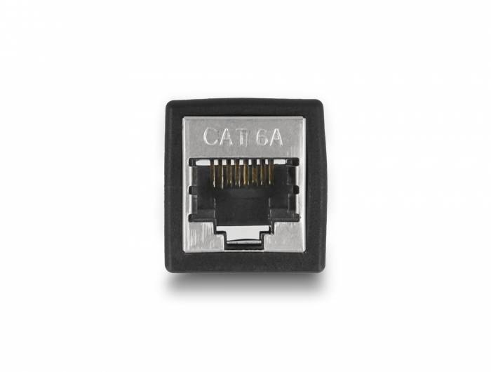 Delock RJ45 Netzwerk Adapter [1x RJ45-Buchse - 1x RJ45-Buchse] Schwarz