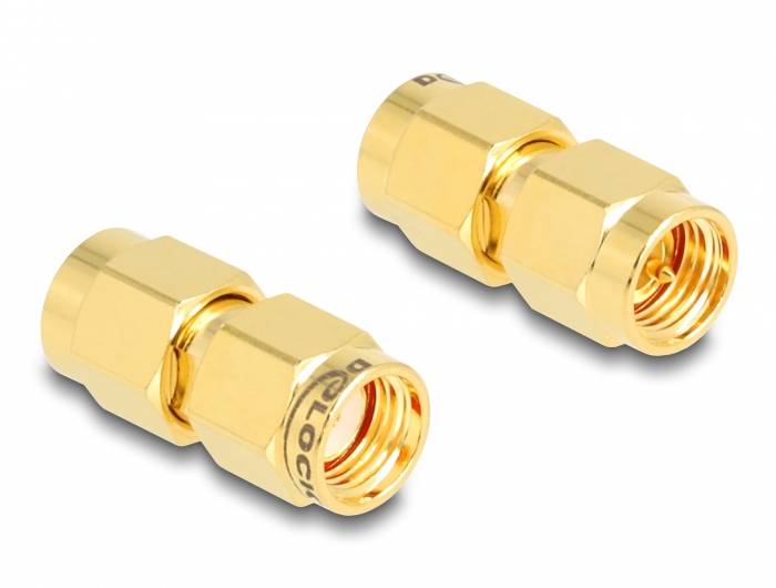 Delock 12105 12105 HF-Adapter RPSMA-Stecker - SMA-Stecker 1St.