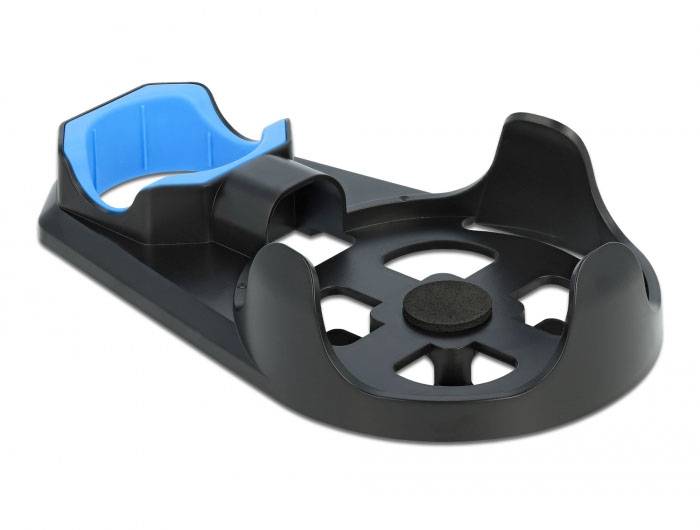 Delock 18312 Halterung für Sprachassistent Schwarz, Blau Passend für (Sprachassistenten):Google Home Mini