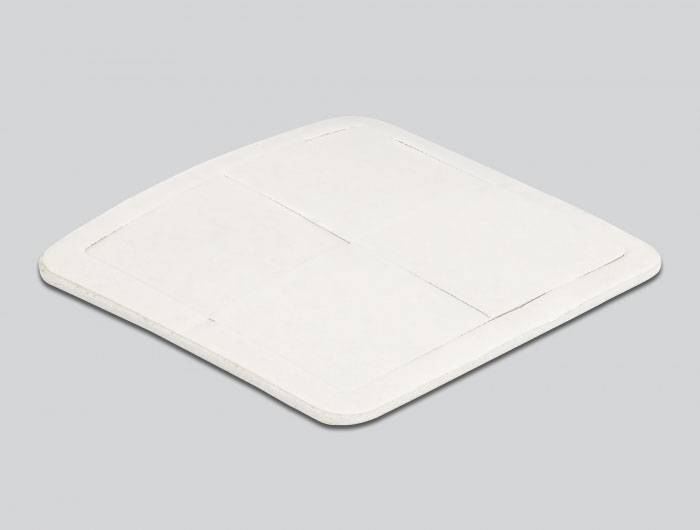 Delock Kabel-Halteclips Kunststoff Weiß (B x H) 26mm x 21mm 2 St. 18395