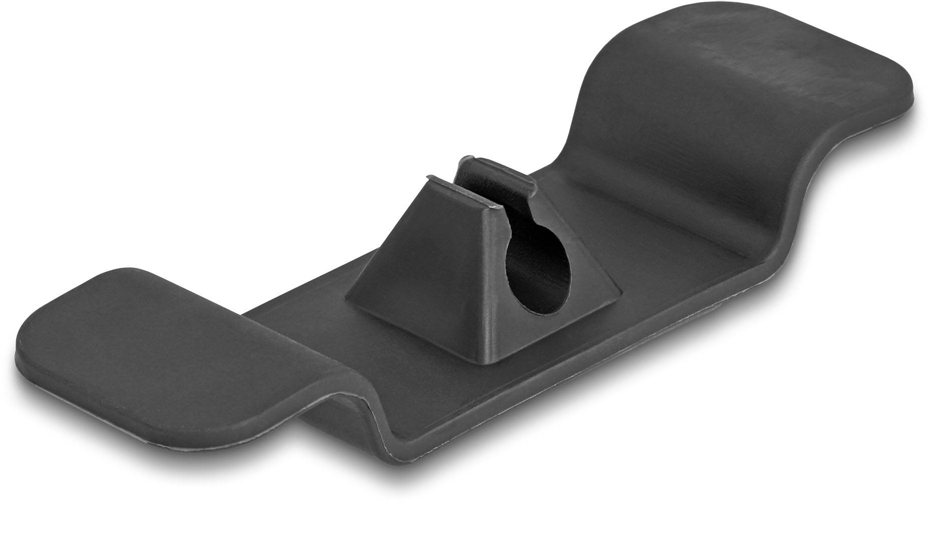 Delock Kabel-Halteclips Thermoplast Schwarz 3 St. 18447