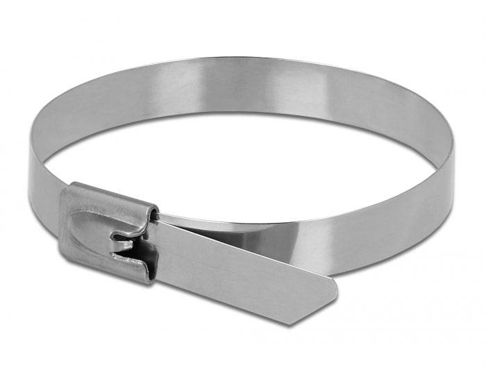 Delock 18774 Edelstahl-Kabelbinder Edelstahl 10St.