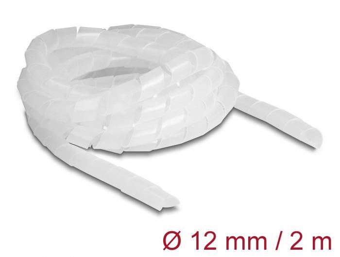 Delock 19038 19038 Kabelschlauch 12mm (max) Transparent 1St.