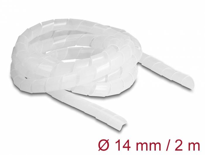 Delock 19057 19057 Kabelschlauch 14mm (max) Transparent 1St.