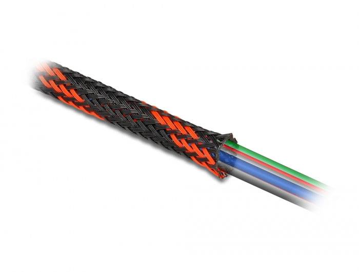 Delock 20738 20738 Geflechtschlauch Polyester 2m 1St.