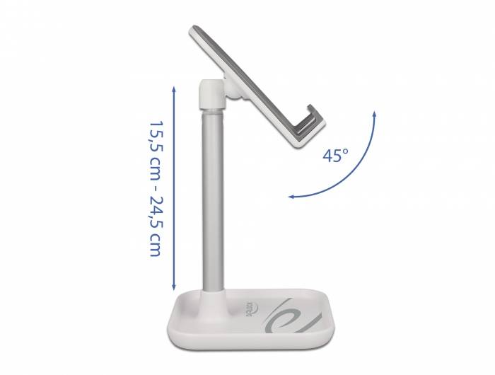 Delock 18407 Handy Dockingstation Silber, Weiß