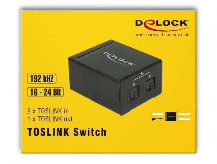 Delock 18767 Toslink-Switch