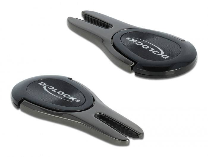 Delock 20675 Handy Ständer Anthrazit, Schwarz