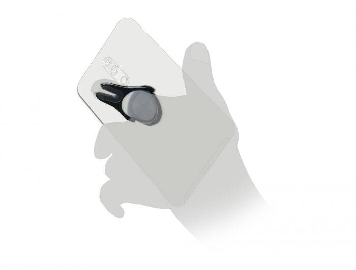 Delock 20675 Handy Ständer Anthrazit, Schwarz