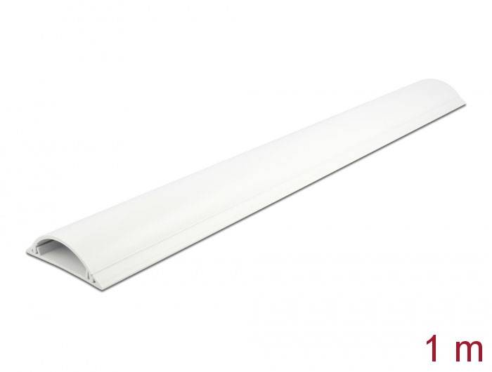 Delock Kabelkanal PVC Weiß (L x B x H) 1m x 70mm x 20mm 1 St. 20706