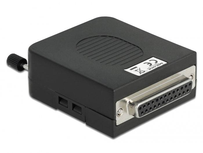 Delock 66267 VGA Adapter [1x D-SUB-Buchse 25pol. - 1x Buchse] Schwarz