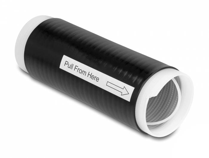 Delock 20890 Kaltschrumpfschlauch Schwarz 45mm 10.5mm 1St.