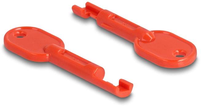 Delock RJ45 LAN Port Schloss 20929 Rot 20929