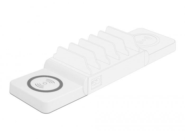 Delock Induktions-Ladeadapter 15W 41451 41451 Weiß