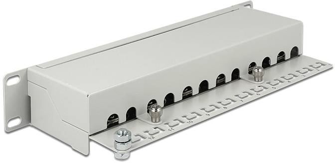 Delock 43308 Patch-Panel 1 HE Grau
