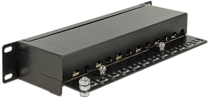 Delock 43310 Patch-Panel 1 HE Schwarz