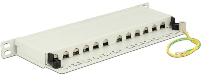 Delock 43311 Patch-Panel 0.5 HE Grau