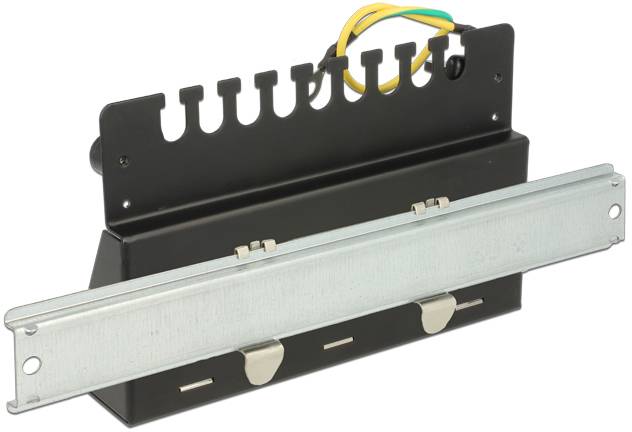 Delock 43338 Patch-Panel Schwarz