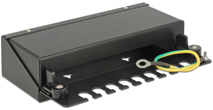 Delock 43338 Patch-Panel Schwarz