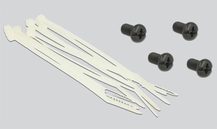 Delock 43340 Patch-Panel 1 HE Schwarz