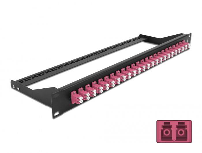 Delock 43390 LWL-Patchpanel 24 Port LC 1 HE