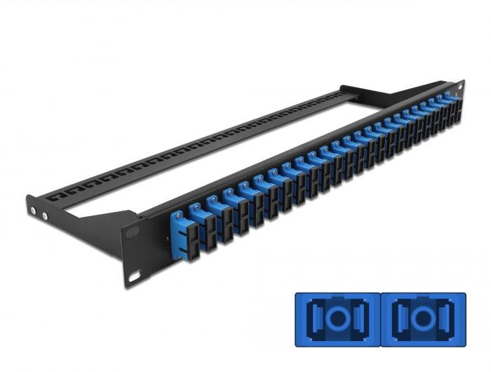 Delock 43392 LWL-Patchpanel 24 Port SC 1 HE