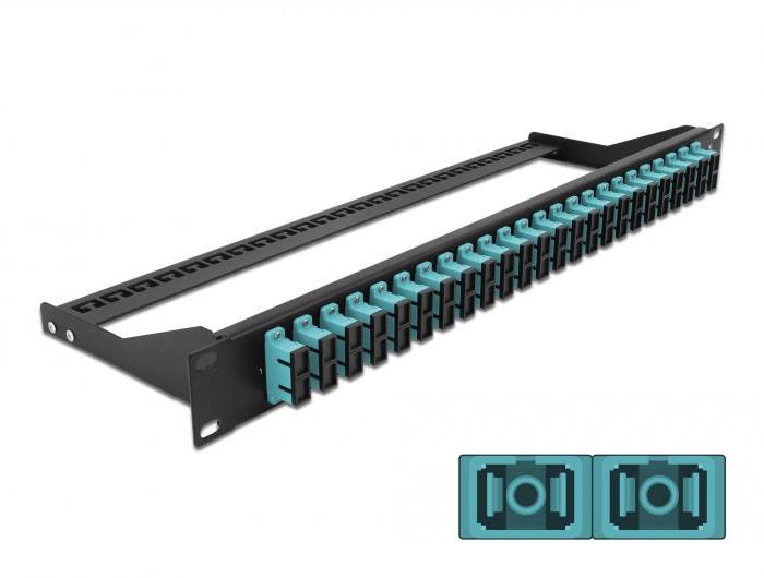 Delock 43395 LWL-Patchpanel 24 Port SC 1 HE