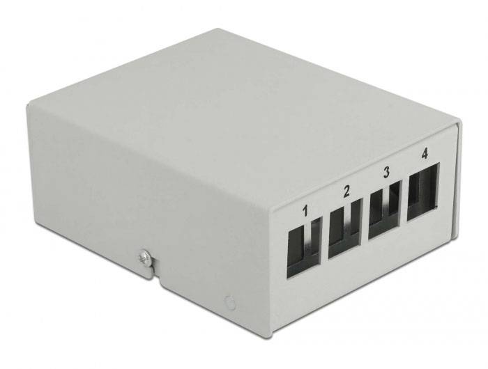 Delock 43407 Patch-Panel Grau