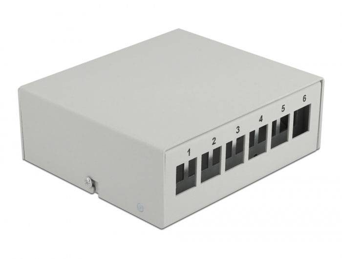 Delock 43410 Patch-Panel Grau