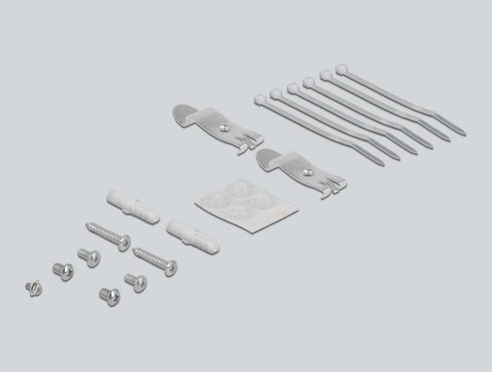 Delock 43411 Patch-Panel Schwarz