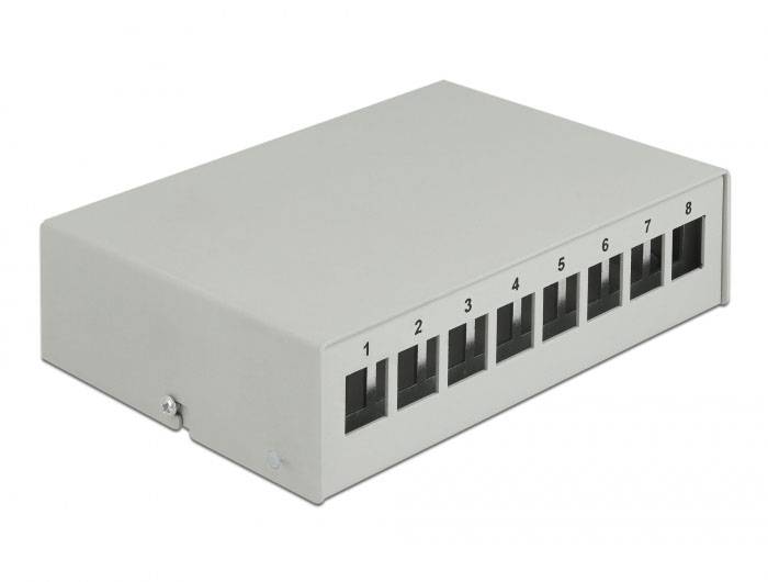 Delock 43412 Patch-Panel Grau