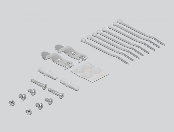 Delock 43412 Patch-Panel Grau