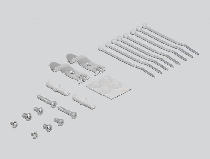 Delock 43413 Patch-Panel Schwarz