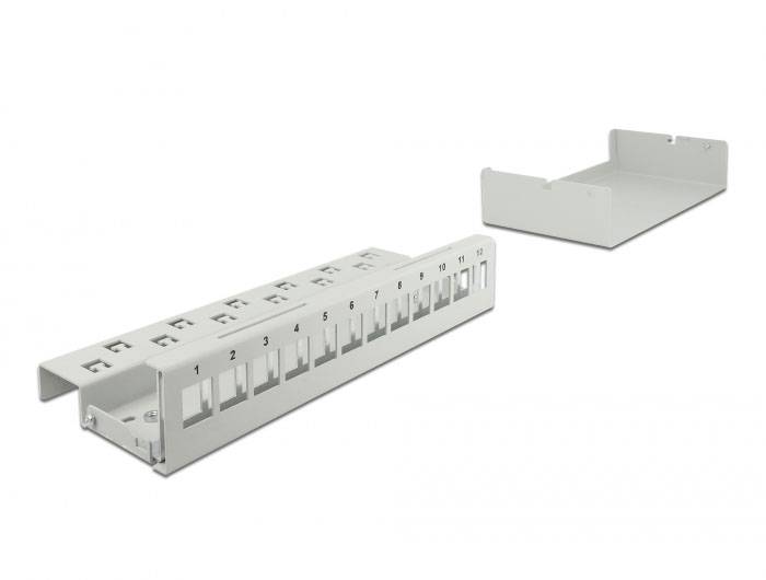 Delock 43414 Patch-Panel Grau