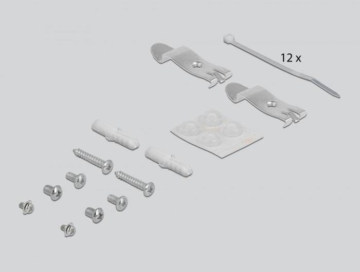 Delock 43414 Patch-Panel Grau