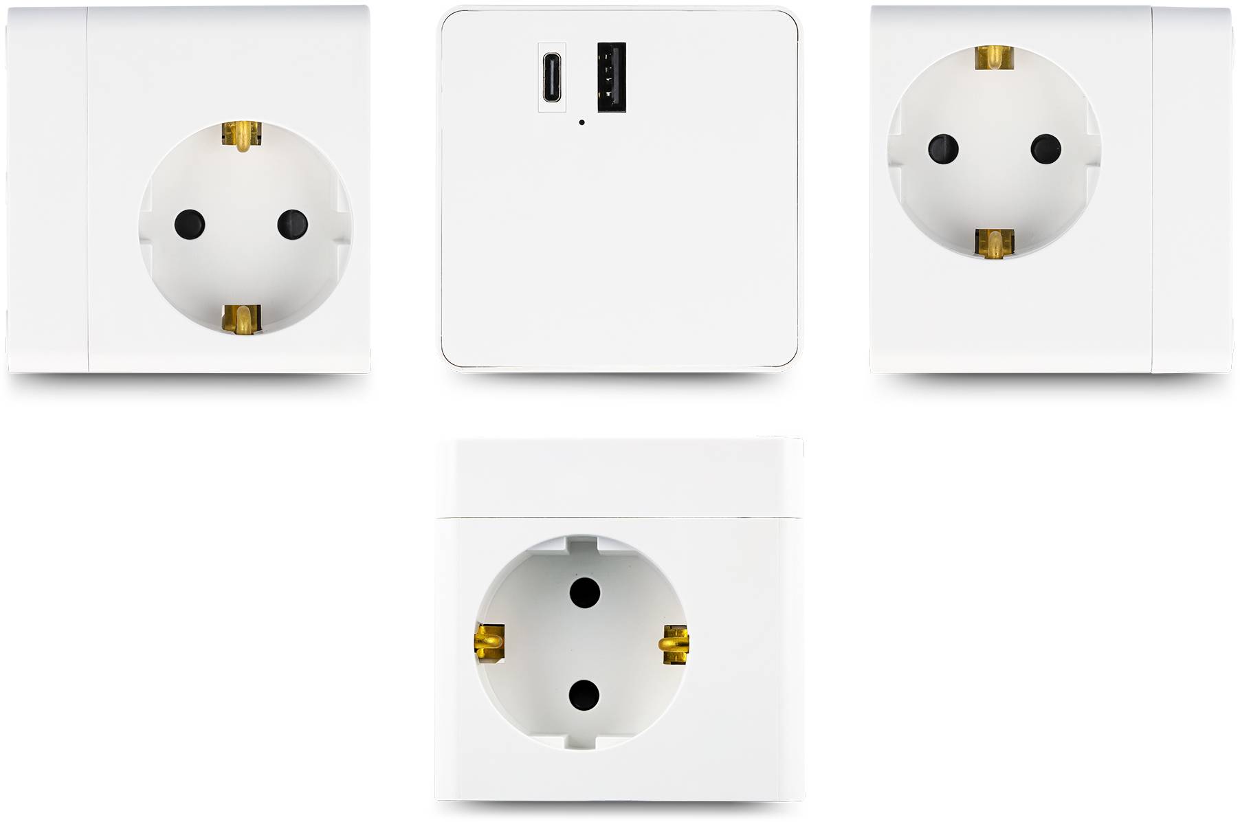 Delock 11502 Steckdosenwürfel Weiß 1St.