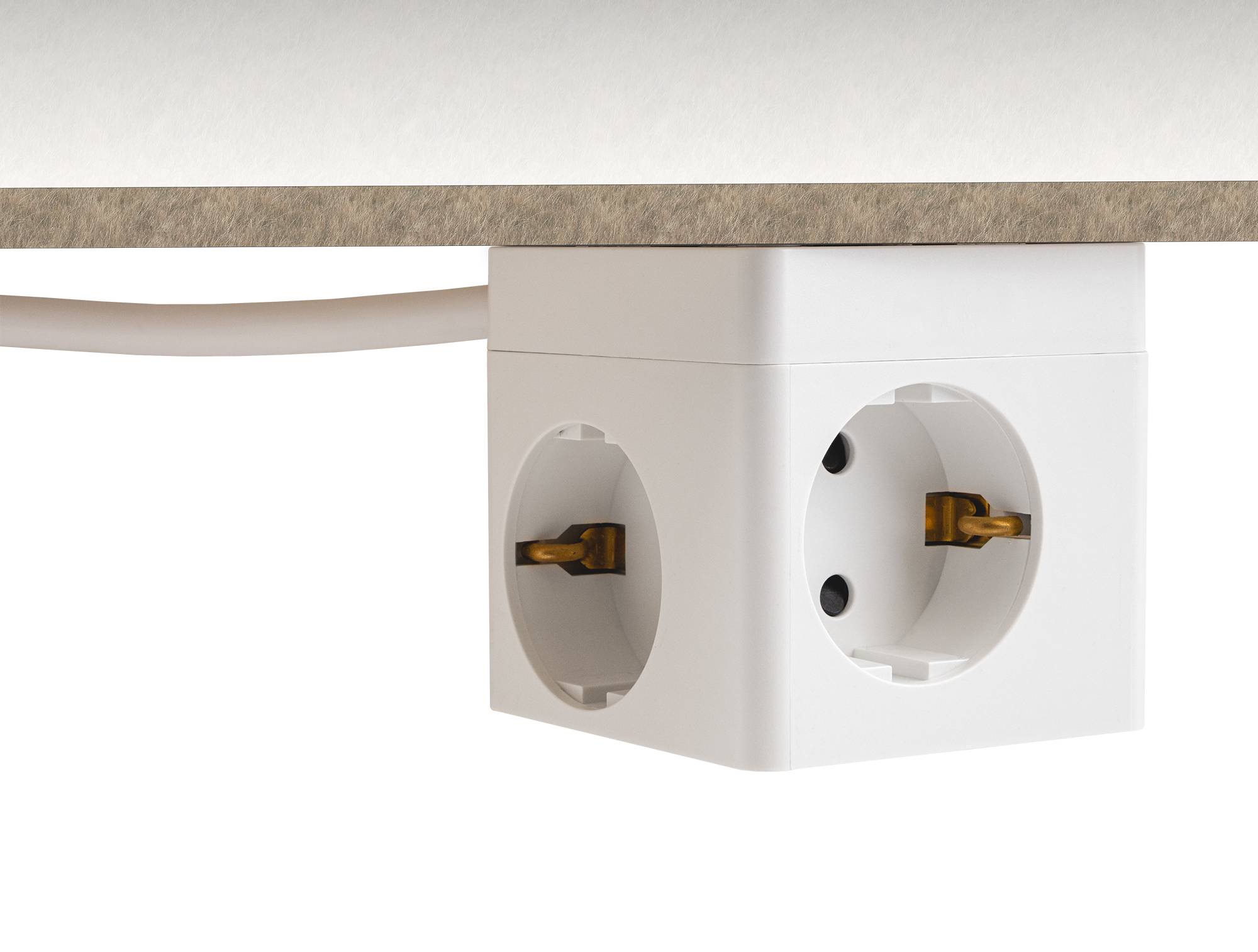 Delock 11502 Steckdosenwürfel Weiß 1St.