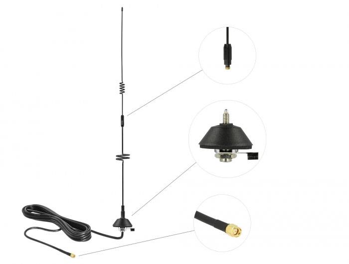 Delock 12582 12582 LTE-Antenne 7 dBi 2.4GHz