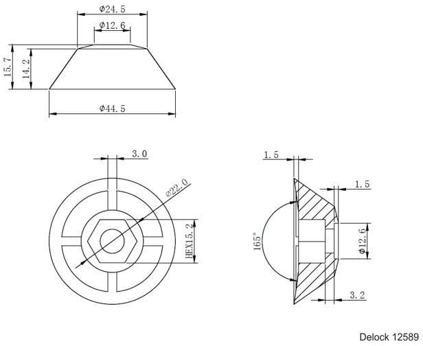 Delock 12589 Antennenhalterung
