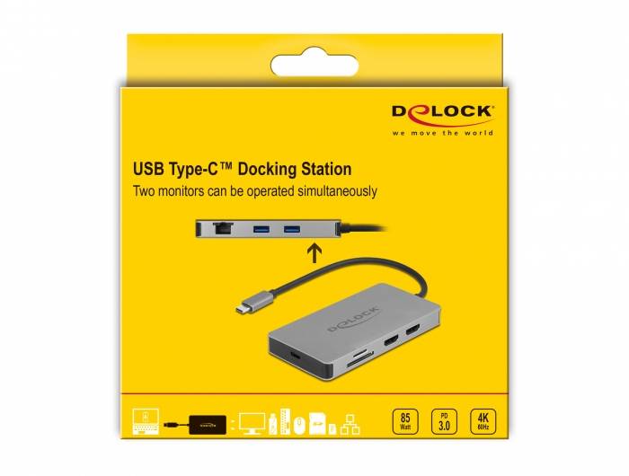 Delock USB-C® Dockingstation 87004