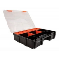 Delock Universal 18416 Sortimentsbox (B x H x T) 220 x 60 x 290mm Anzahl Fächer: 21 inkl. Handgriff, spritzwassergeschützt Delock Universal 18416 Sortimentsbox (B x H x T) 220 x 60 x 290mm Anzahl Fächer: 21 inkl. Handgriff, spritzwassergeschützt
