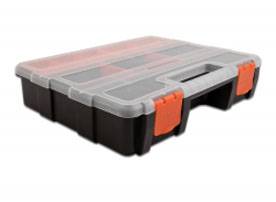 Delock Universal 18416 Sortimentsbox (B x H x T) 220 x 60 x 290mm Anzahl Fächer: 21 inkl. Handgriff, spritzwassergeschützt