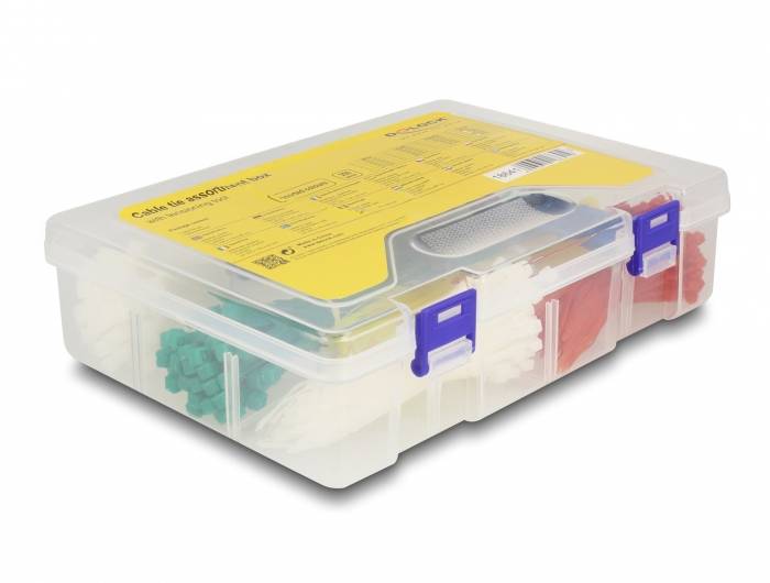 Delock 18641 Kabelbinder-Sortiment Mehrfarbig 1 Set