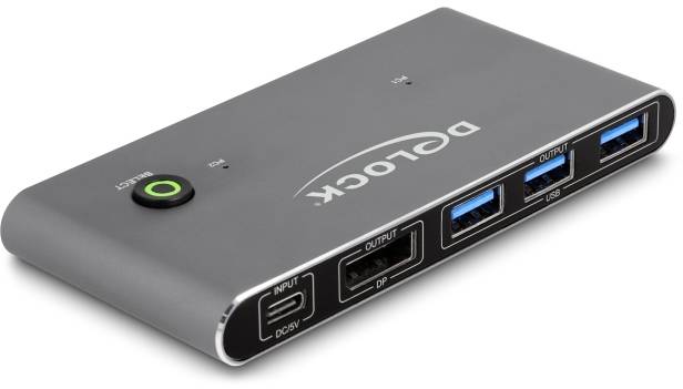 Delock 18646 KVM-Matrix-Switch DisplayPort® 7680 x 4320 Pixel