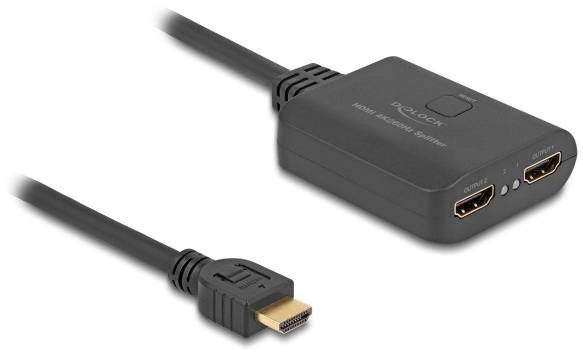 Delock 18650 HDMI-Splitter Schwarz