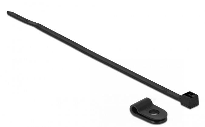 Delock 18860 Kabelhalter 18860 Schwarz